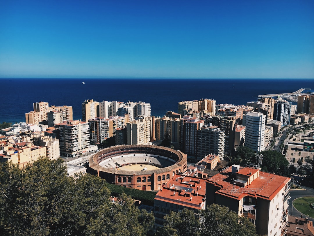 Photo by Michael Martinelli high-angle photography of stadium surrounded by high-rise building
